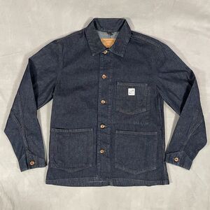 Gap Work Force Denim Jacket Mens Medium Button Up Long Sleeve Barn Chore Camp